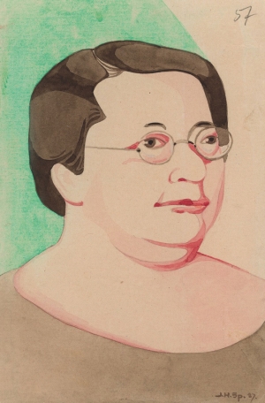 J.H.Speenhoff, Rosa Manus, 1927 (aquarel)